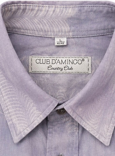 Club D’Amingo Country Club Shirt - Lavender Fan Fade - Large - Grade B