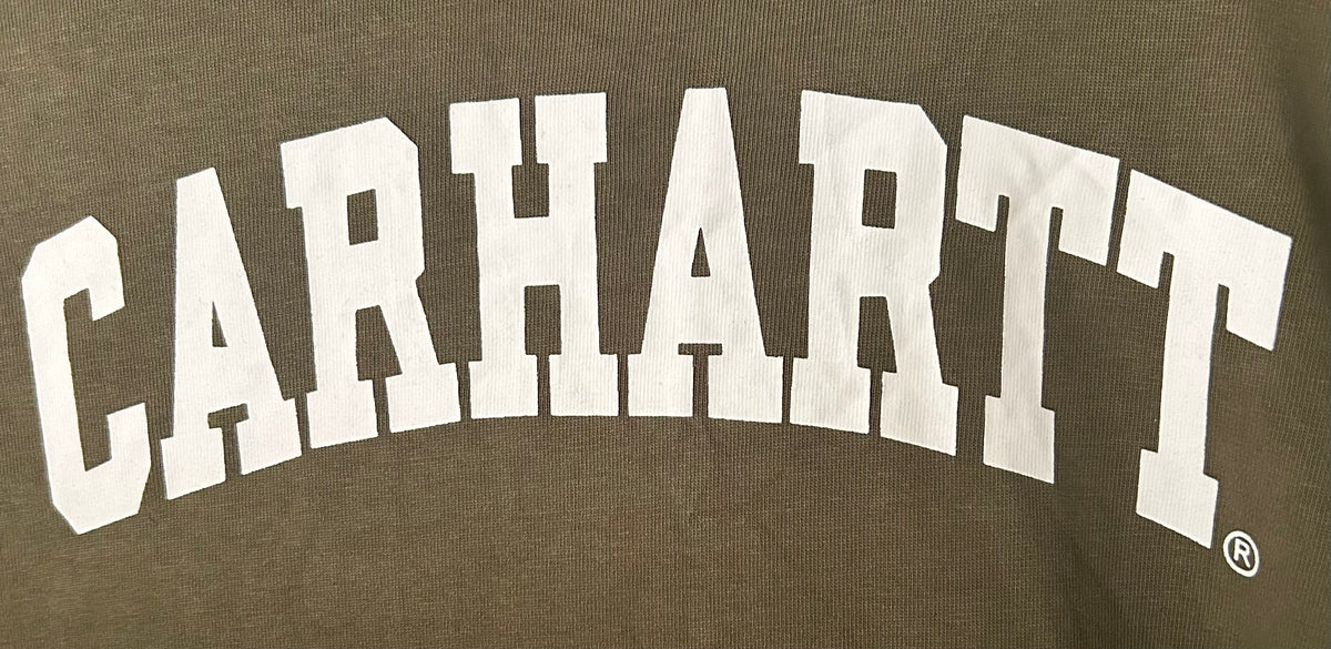 Carhartt Olive Green Logo T-Shirt - Medium - Grade A
