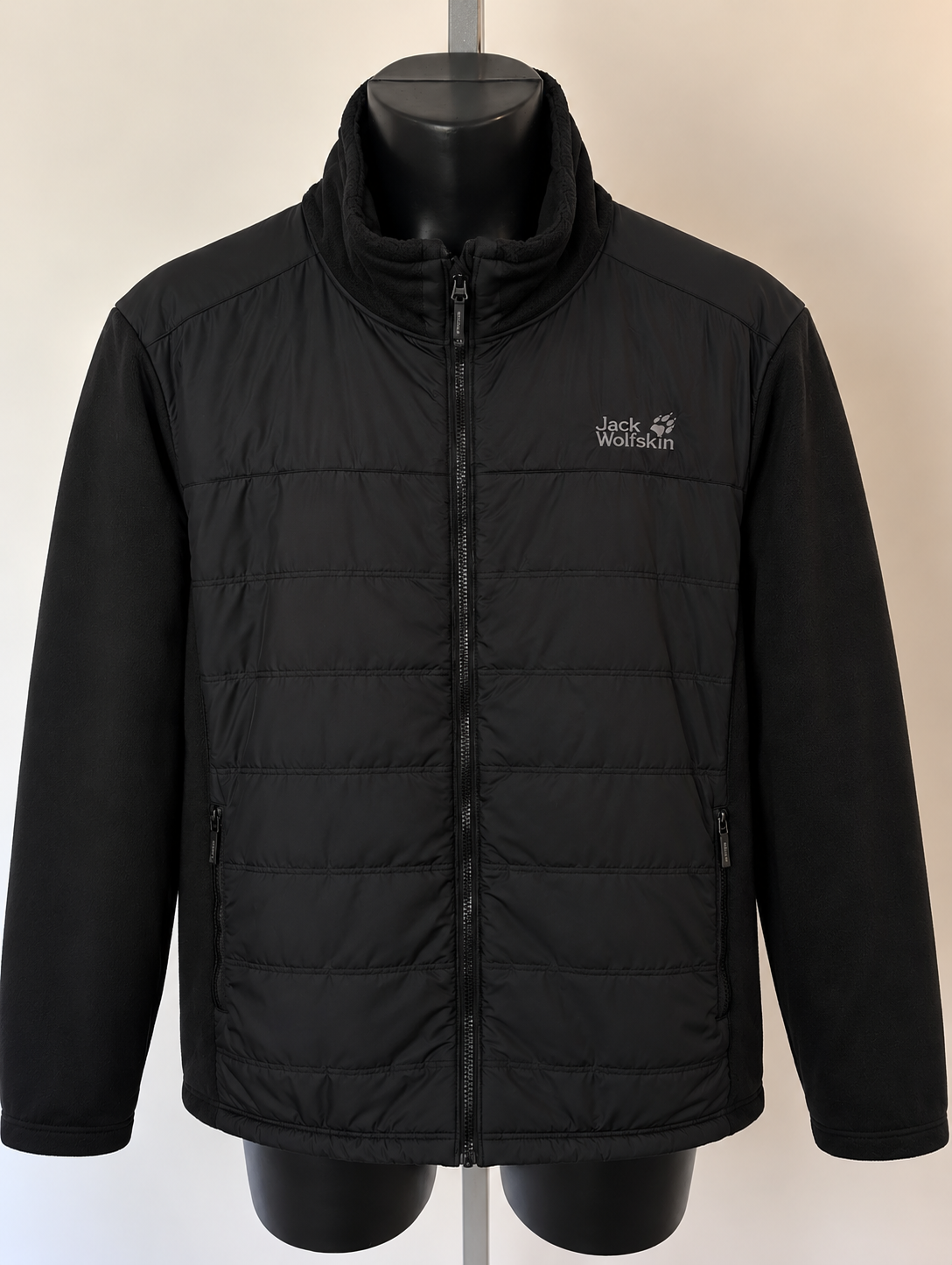 Jack Wolfskin Black Hybrid Insulated Jacket Coat – XL – Grade A*