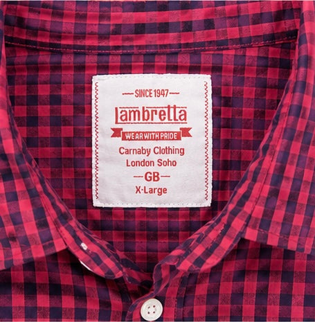 Lambretta Red Check Shirt - XL - Grade A*