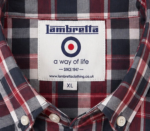 Lambretta Red White Check Shirt – XL - Grade A*