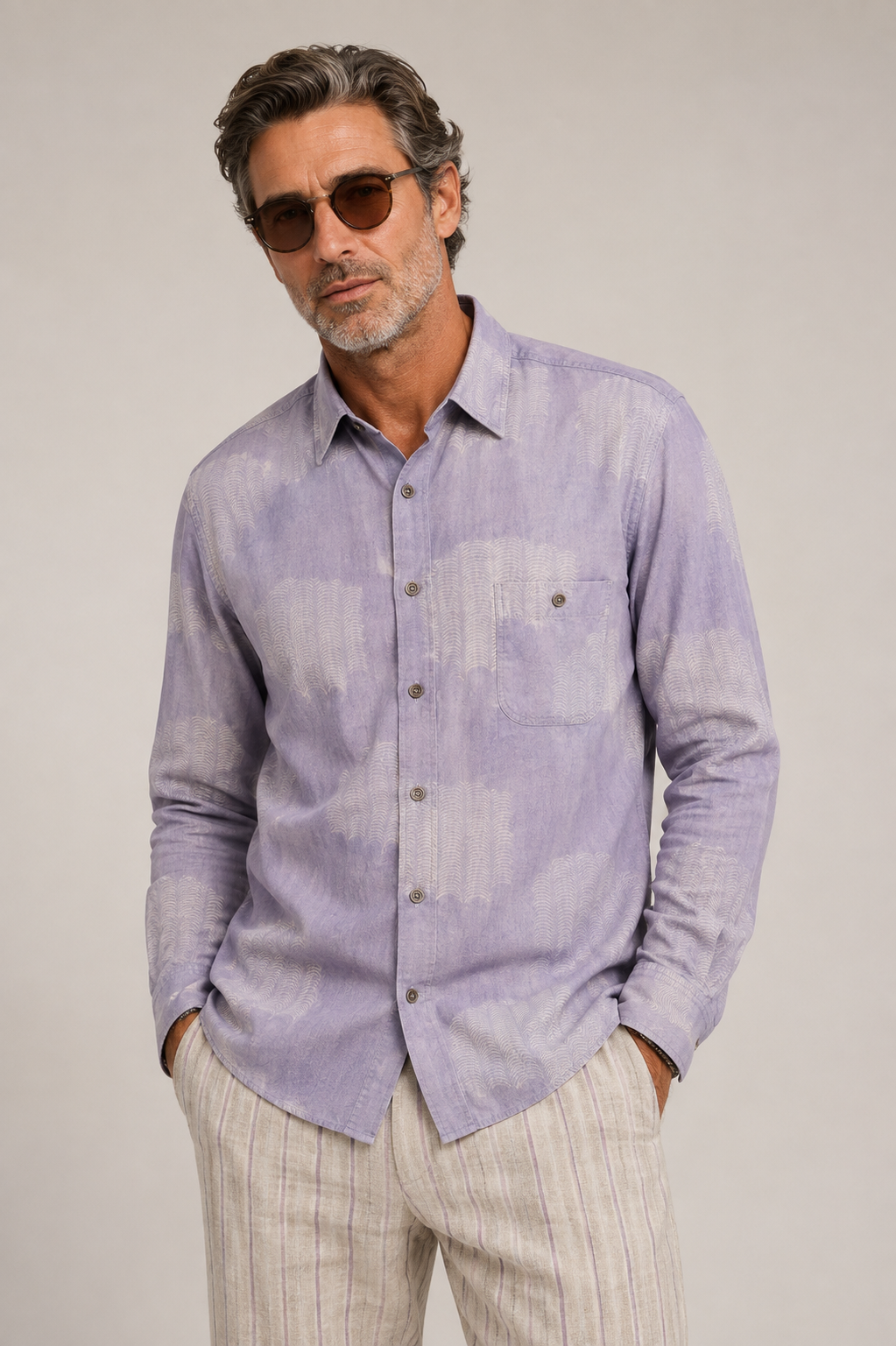 Club D’Amingo Country Club Lavender Fan Fade - Large