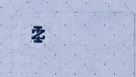 IZOD Men’s Sky Blue Micro Dot Button-Down Shirt - XL - Grade A