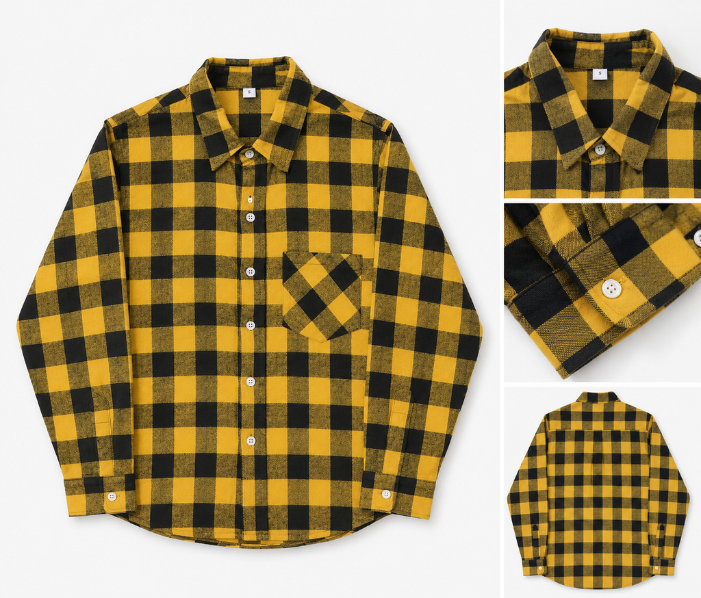 Yellow & Black Flannel Classic Lumberjack - small