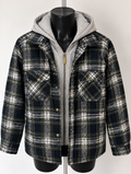 Moose Creek Green Check Hooded Jacket - XL - Grade A