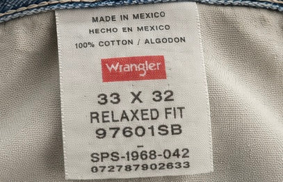 Wrangler Relaxed Fit Jeans - W33 L32 - Grade B