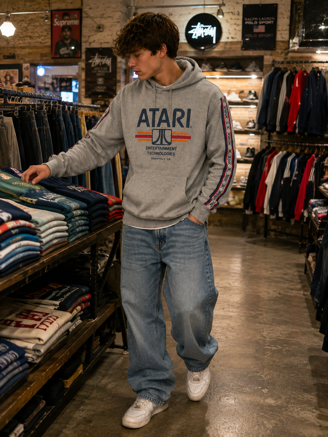Vintage Atari Entertainment Technologies Hoodie – Medium