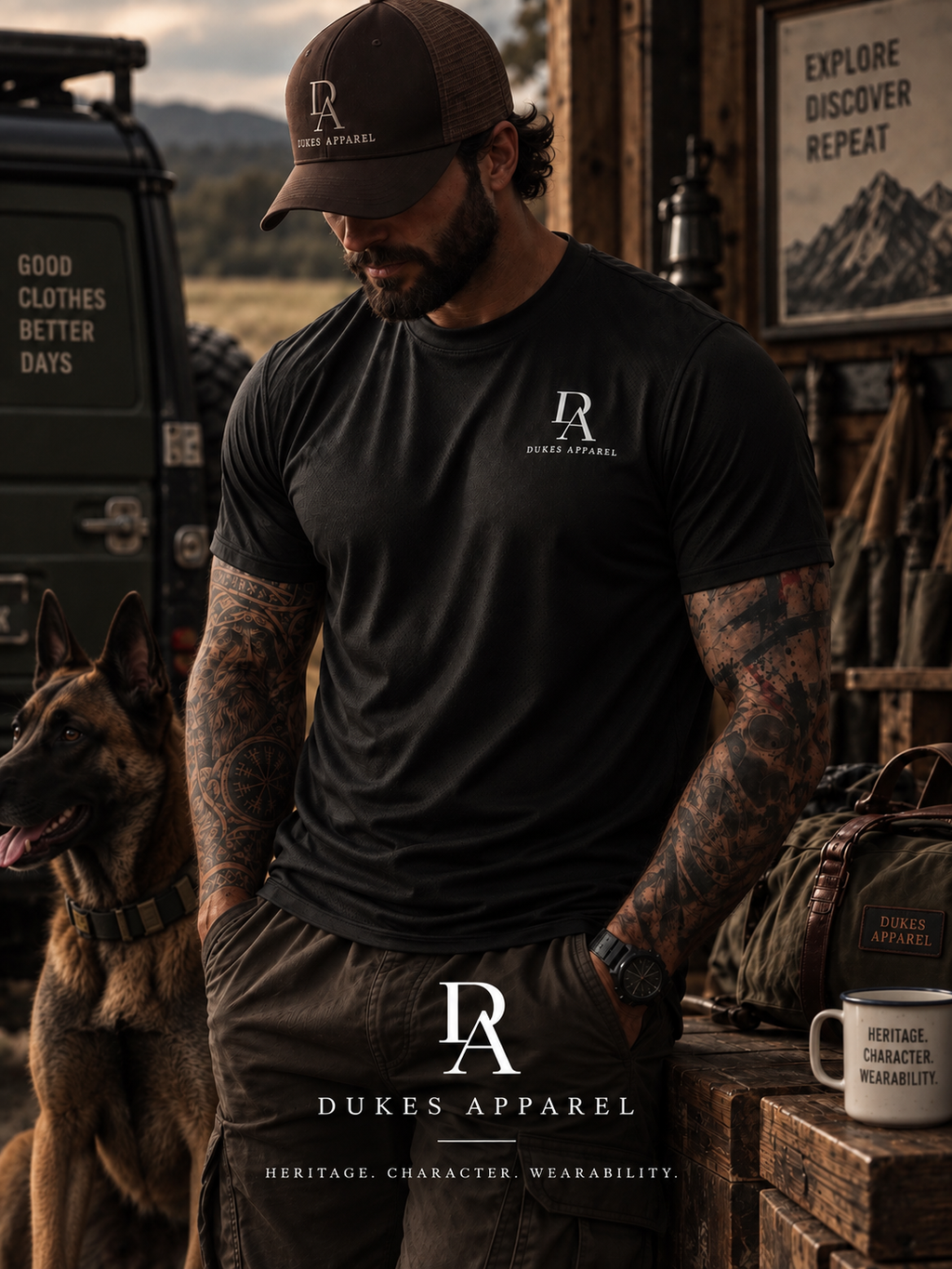 Dukes Apparel Dry-Wick Lightweight Performance T-Shirt
