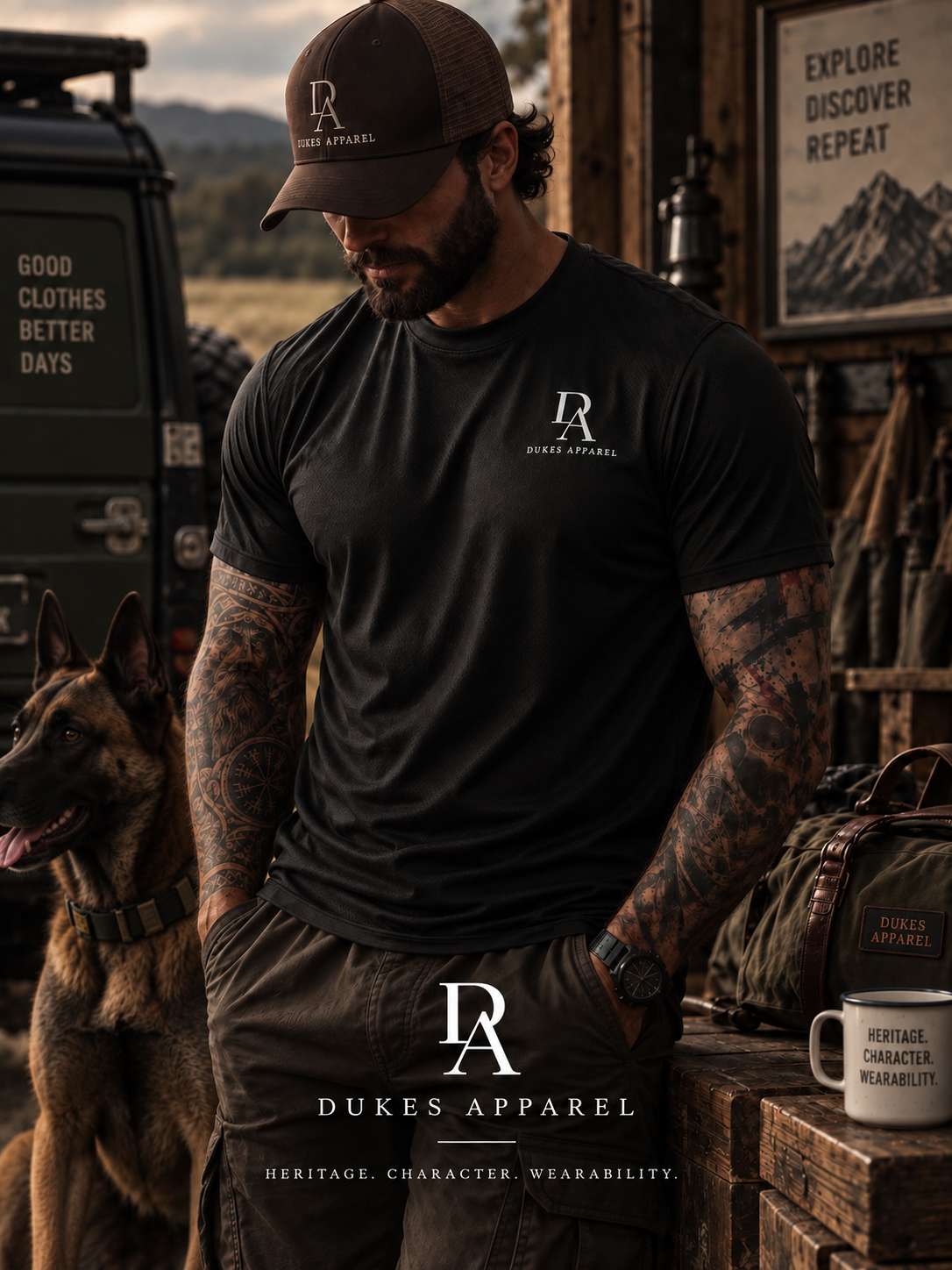 Dukes Apparel Dry-Wick Lightweight Performance T-Shirt