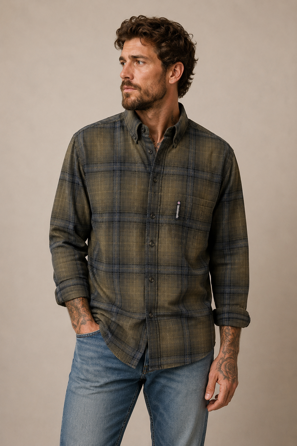 Lambretta Green Check – XL - Grade A*